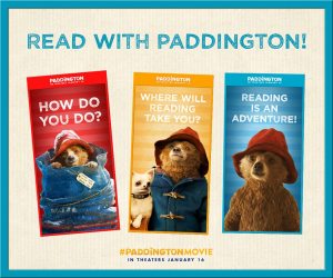 You  kids can pick up a book and read along with Paddington at bookstores  nationwide
