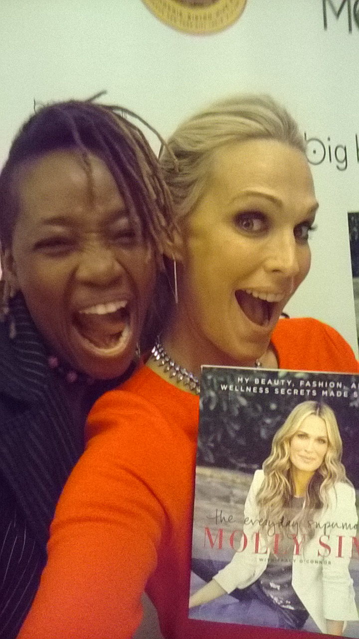 RED, HOT  AND LOVING HER 40s MOLLY SIMS TELLS-IT-LIKE-IT-IS IN NEW BOOK  by Debra&nbsp;Lewis-Boothman