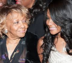 Bobbi Kristina and her grandmother Cissy Houston