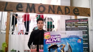 LEMONADE...LEMONADE the tarty colorful  drinks were a massive hit with everyone . 