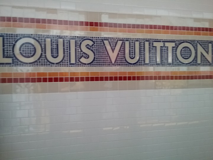 Louis Vuitton subway pic by @debrafrombrooklyn