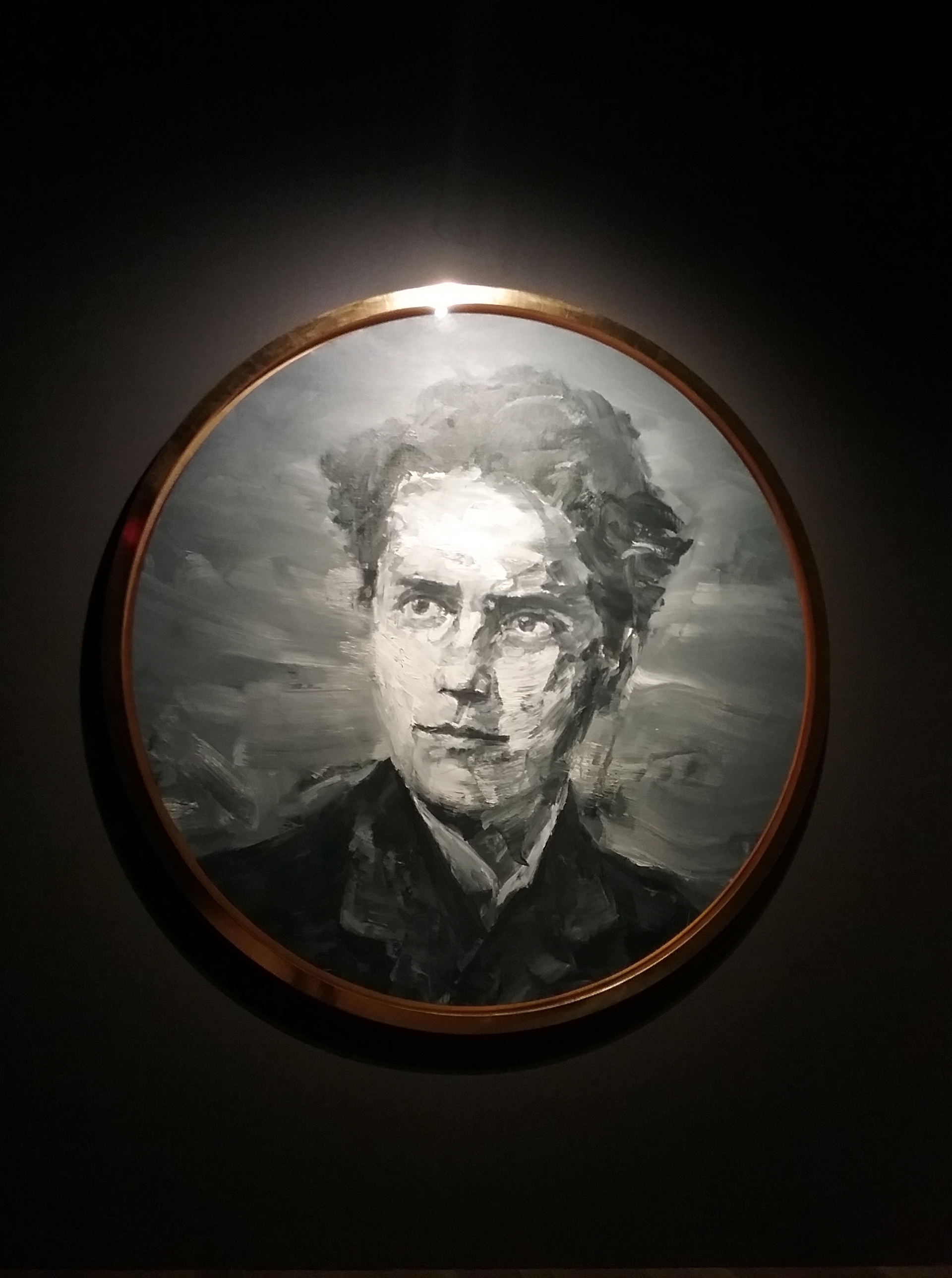 Photo of a young Louis Vuitton taken at the Volez, Voguez, Voyagez – Louis Vuitton exhibition in NYC by @debrafrombrookly