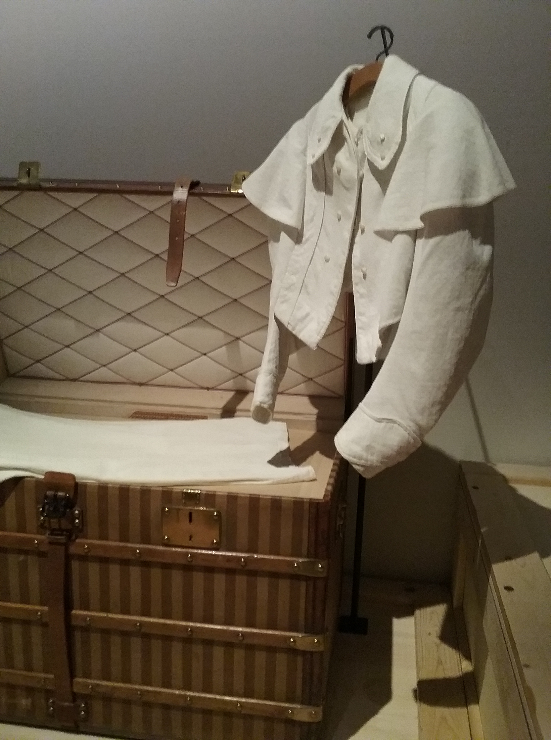 Early Louis Vuitton fashions -from the Volez, Voguez, Voyagez – Louis Vuitton exhibition in NYC -photo by @debrafrombrooklyn