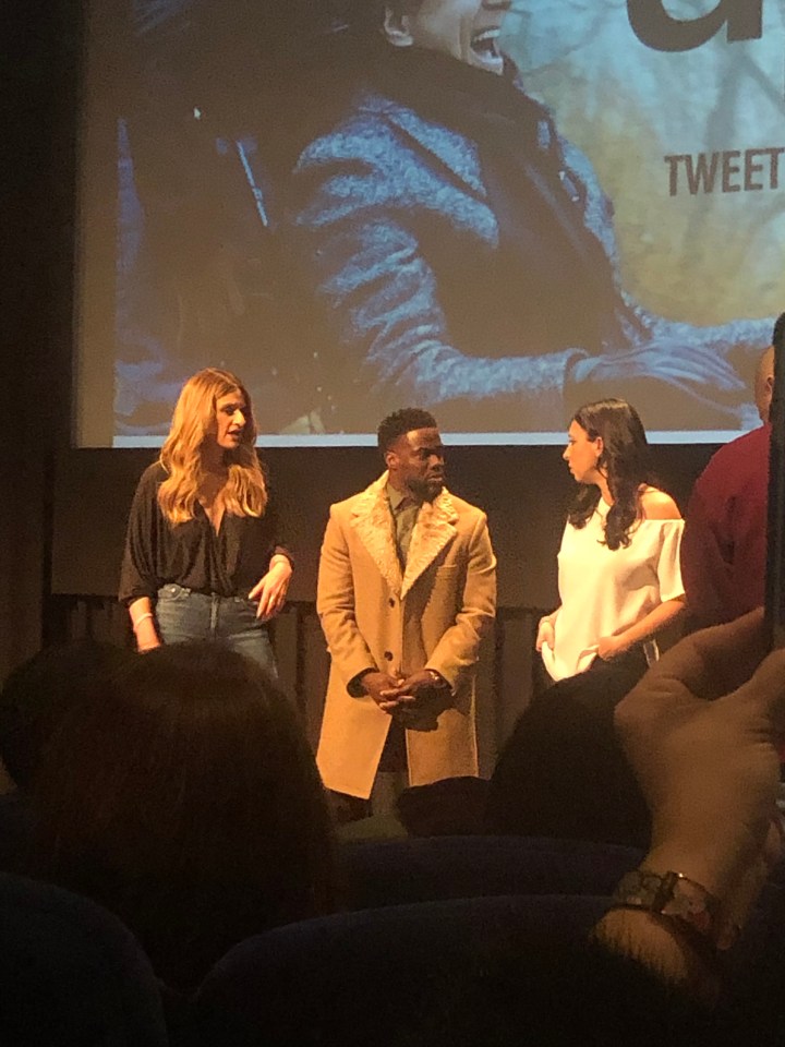 New dad Kevin Hart chats with The MOMS, Denise Albert  and Melissa Gerstein